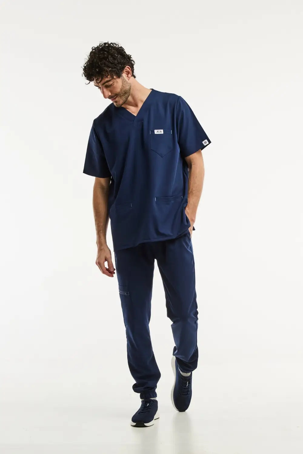 Aelin Slimfit NEW Tenue Médicale Homme Bleu Marine