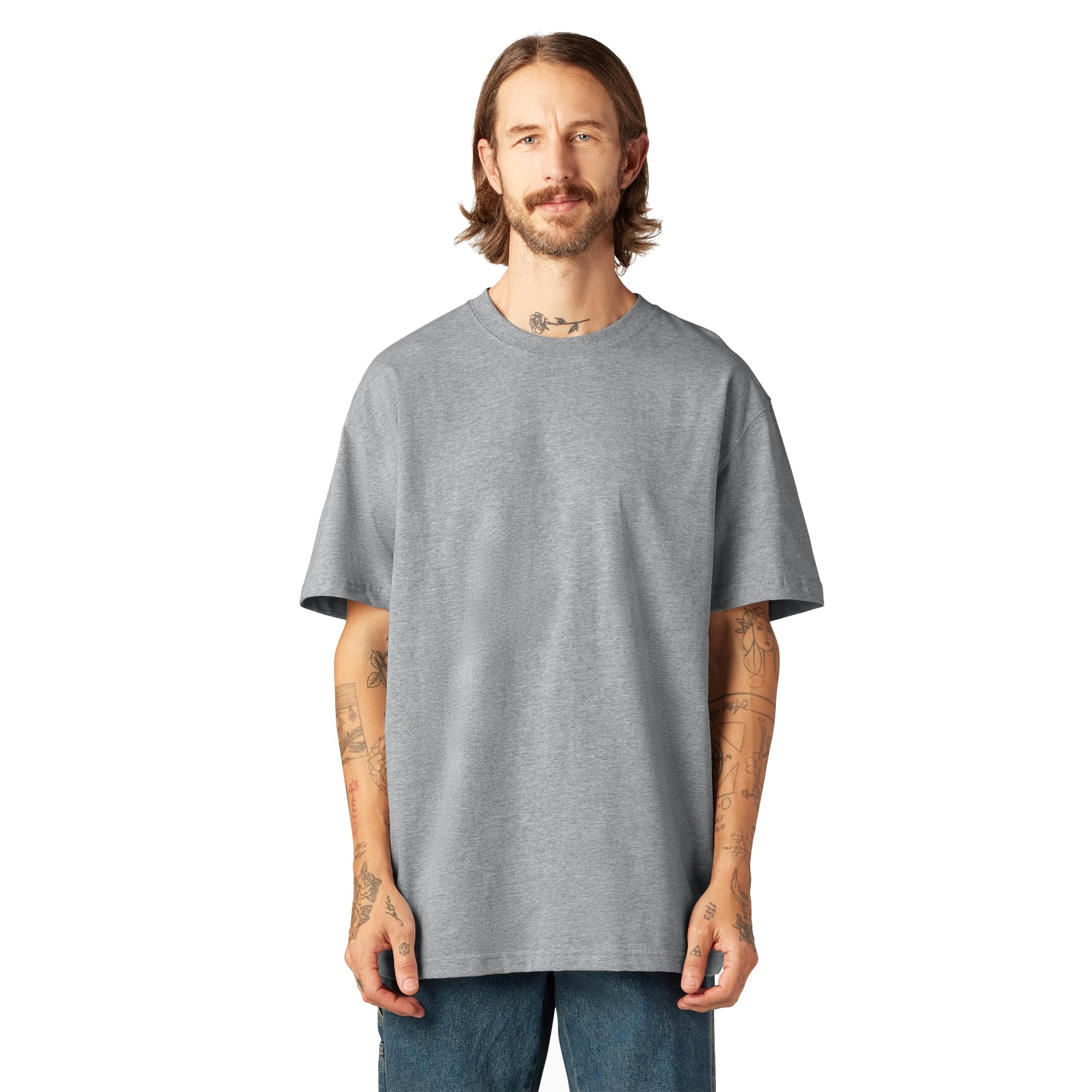Dickies T-shirts tee-shirt lourd noir coton manches courtes