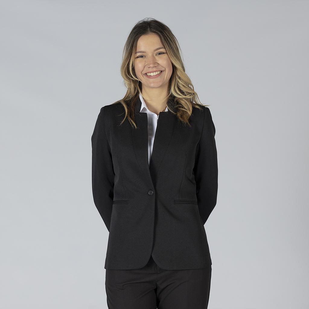 GARY'S Trivial blazer femme noir revers châle