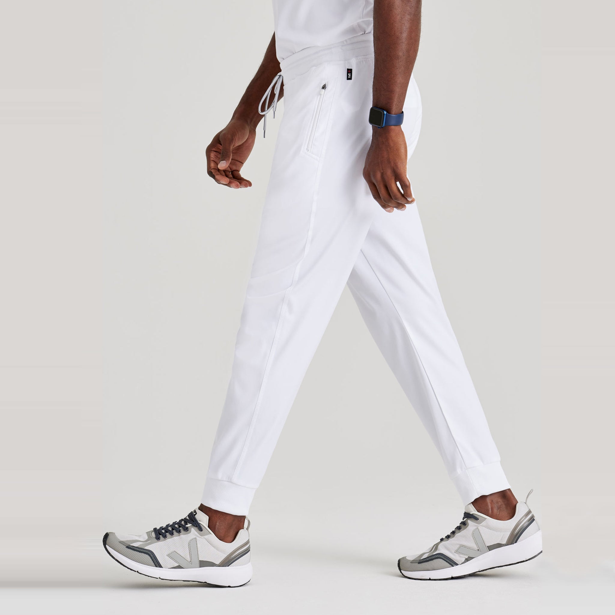 GARY'S Murphy pantalon médical femme blanc M jogger