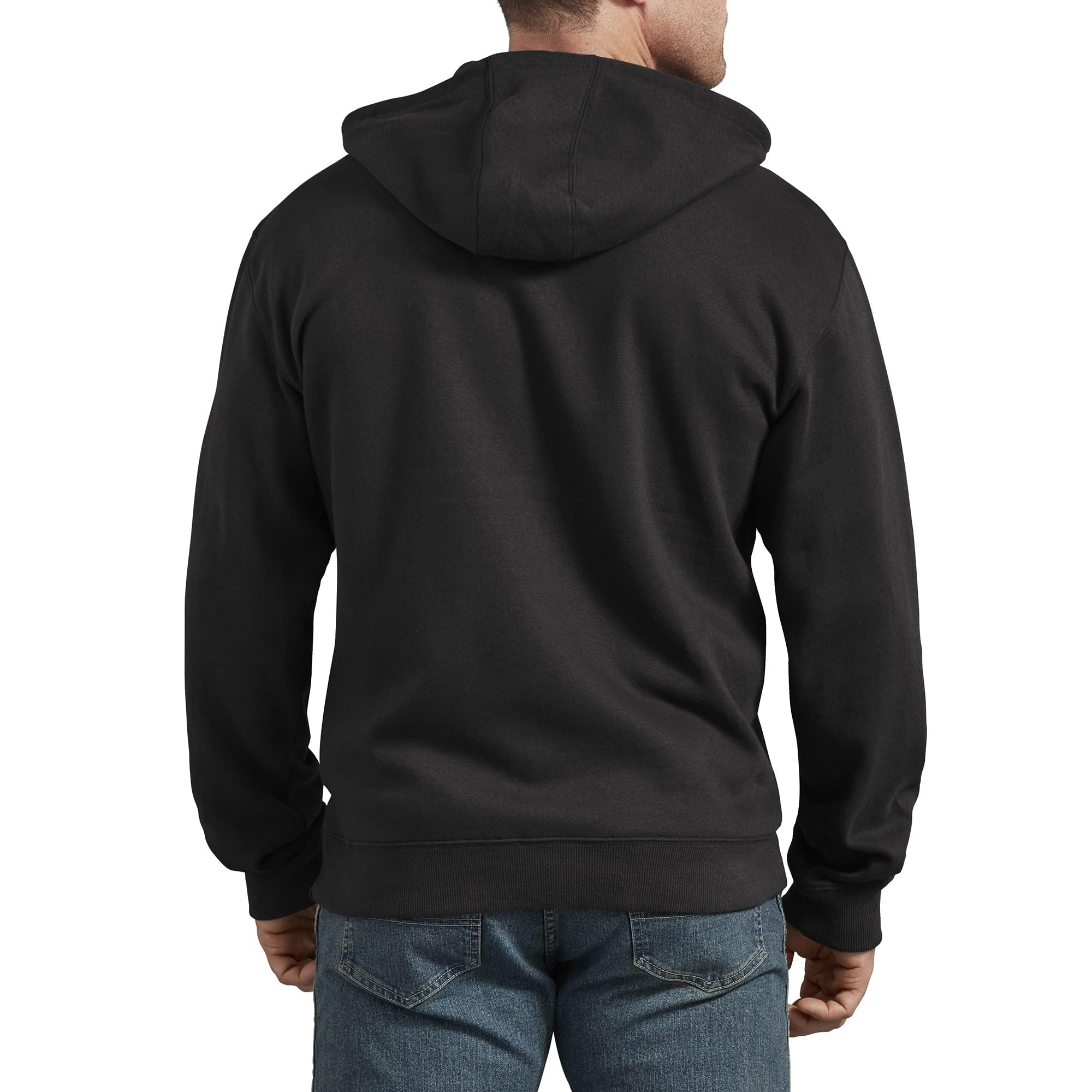 Dickies Sweat Capuche Zip Polaire Travail Noir M