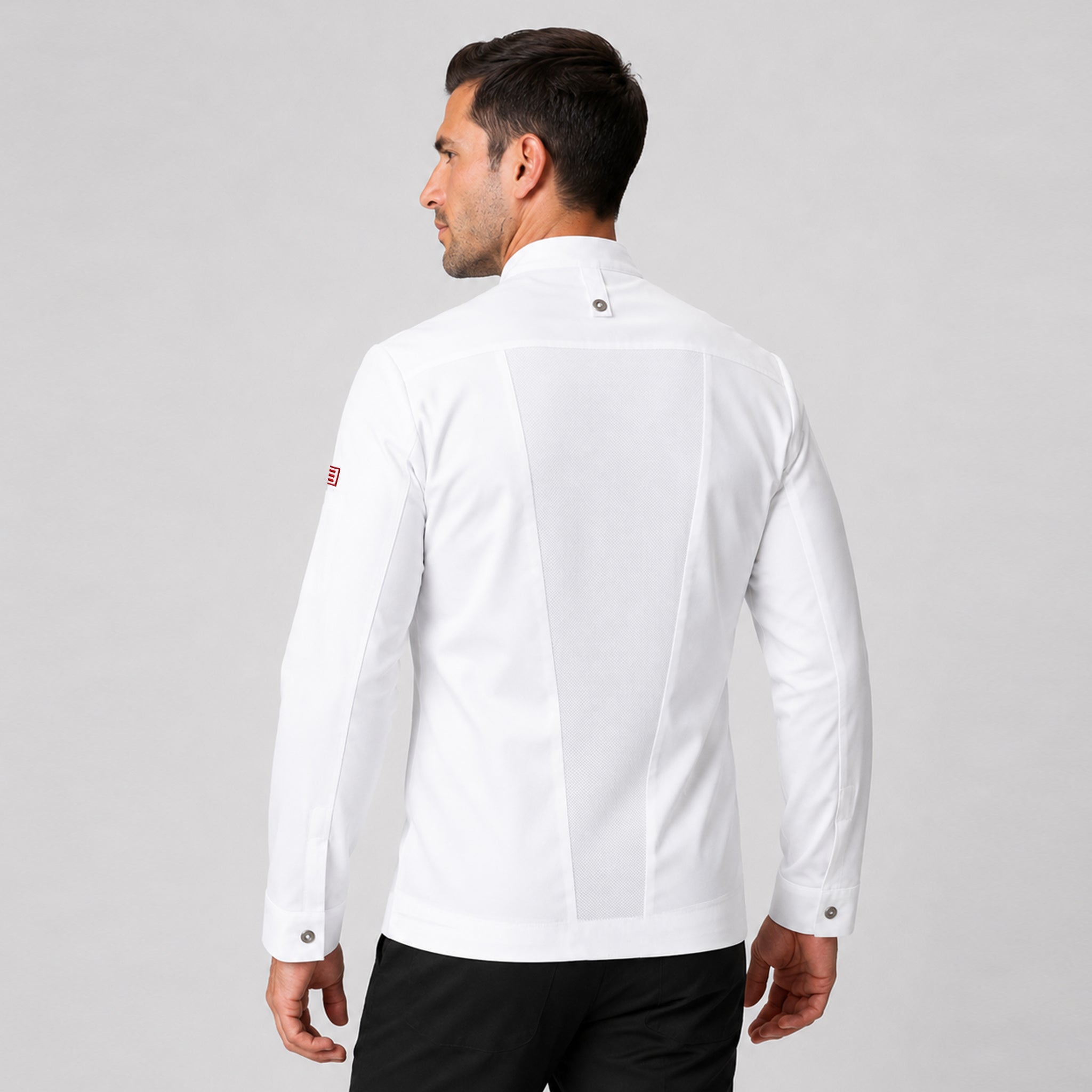 GARY'S Hubal veste chef unisexe noir T400 Coolmax
