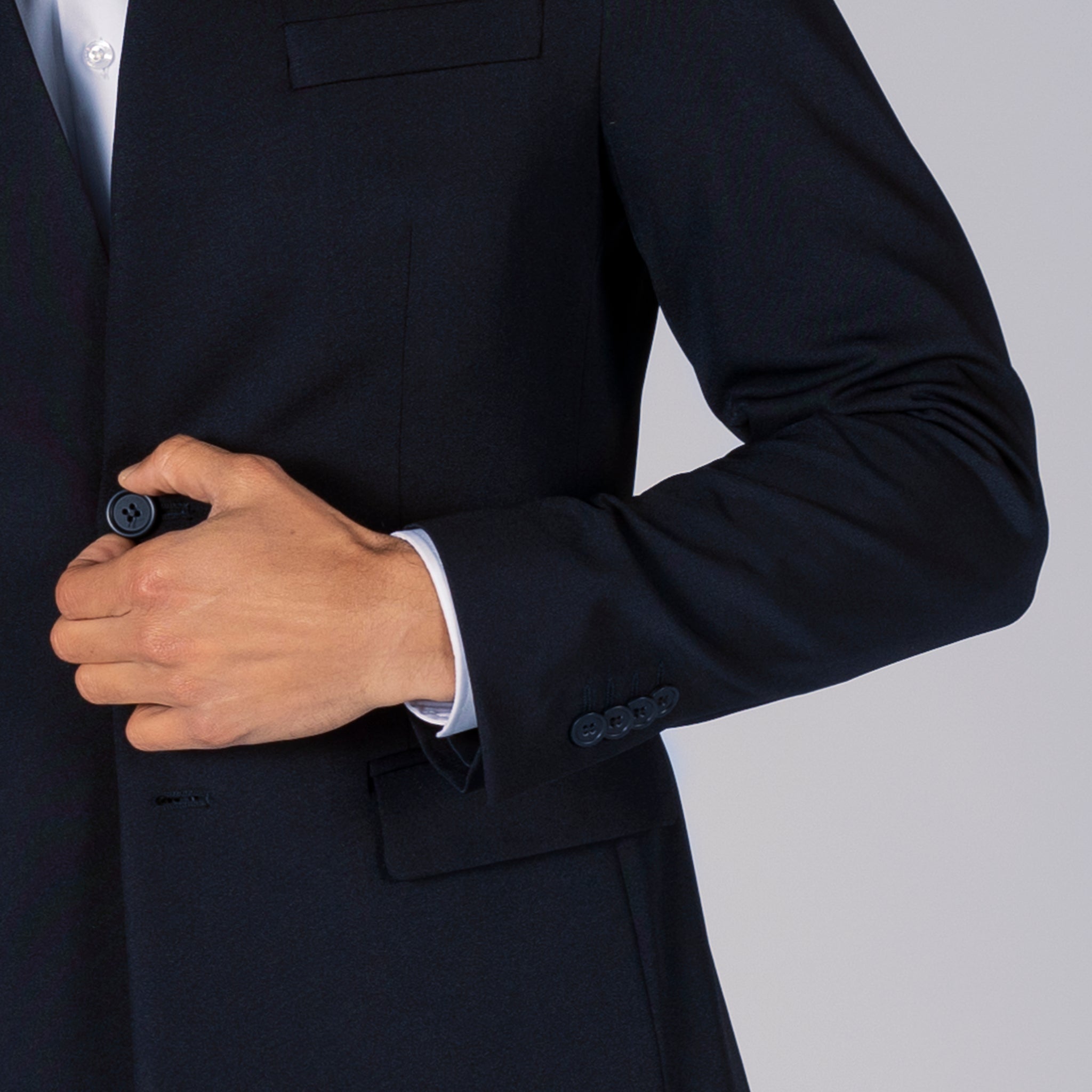 Gary's Trivial blazer homme 1 bouton noir