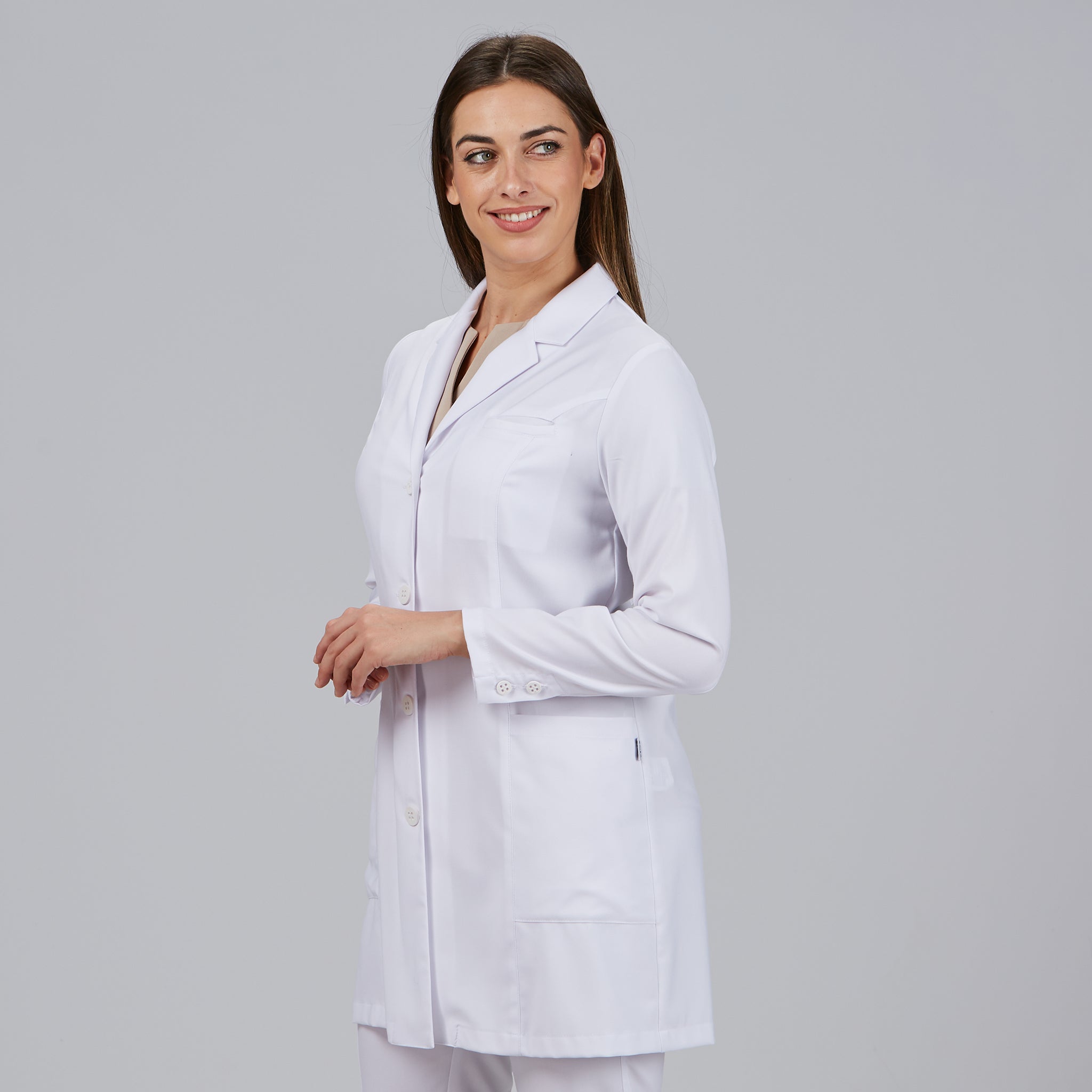 GARY'S Nerys blouse femme blanche manches longues stretch