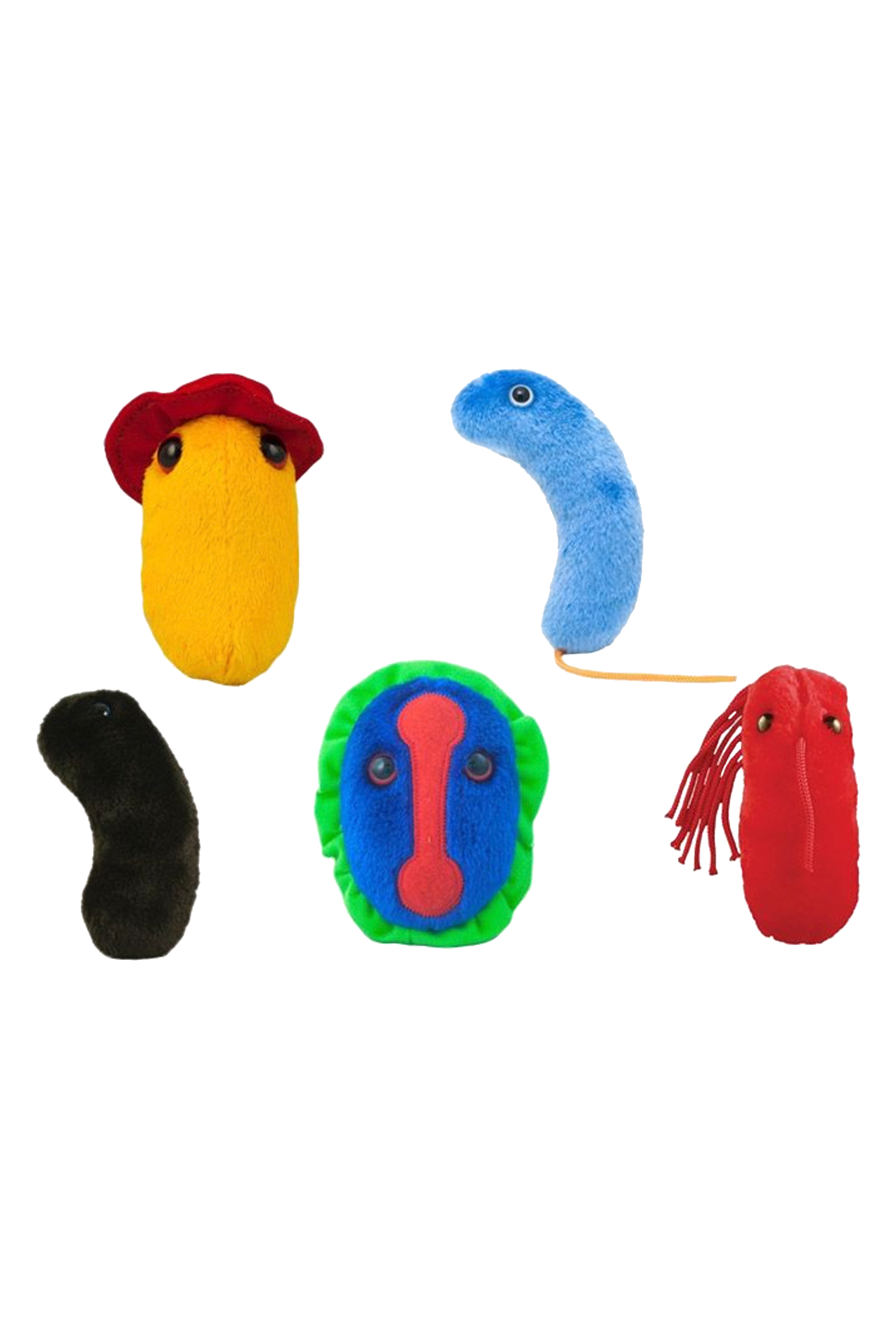 Enfermania Regalos mini Giantmicrobes coffret peluches pestes historiques