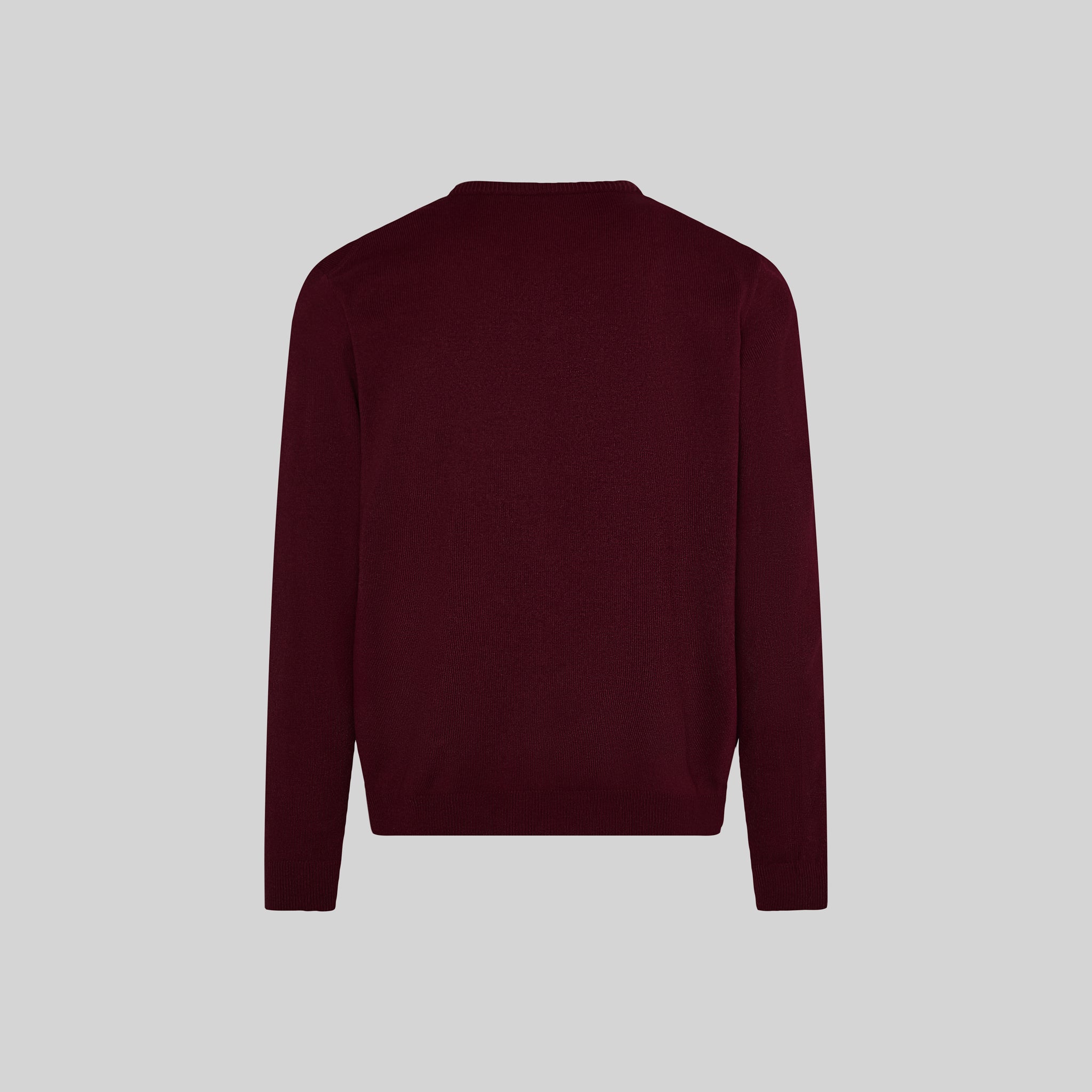 GARY'S Pull Col V Homme Marine Tricot Acrylique