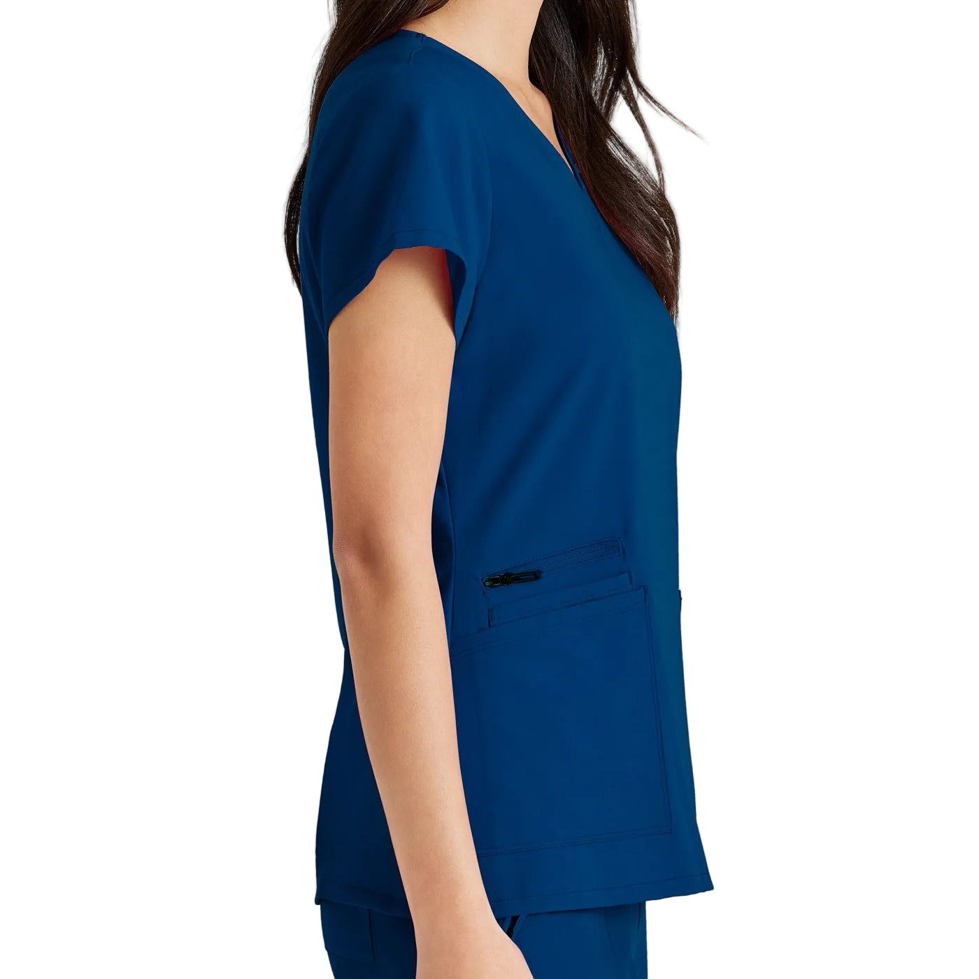 Grey’s Anatomy blouse femme Luxe360 col V 4 poches