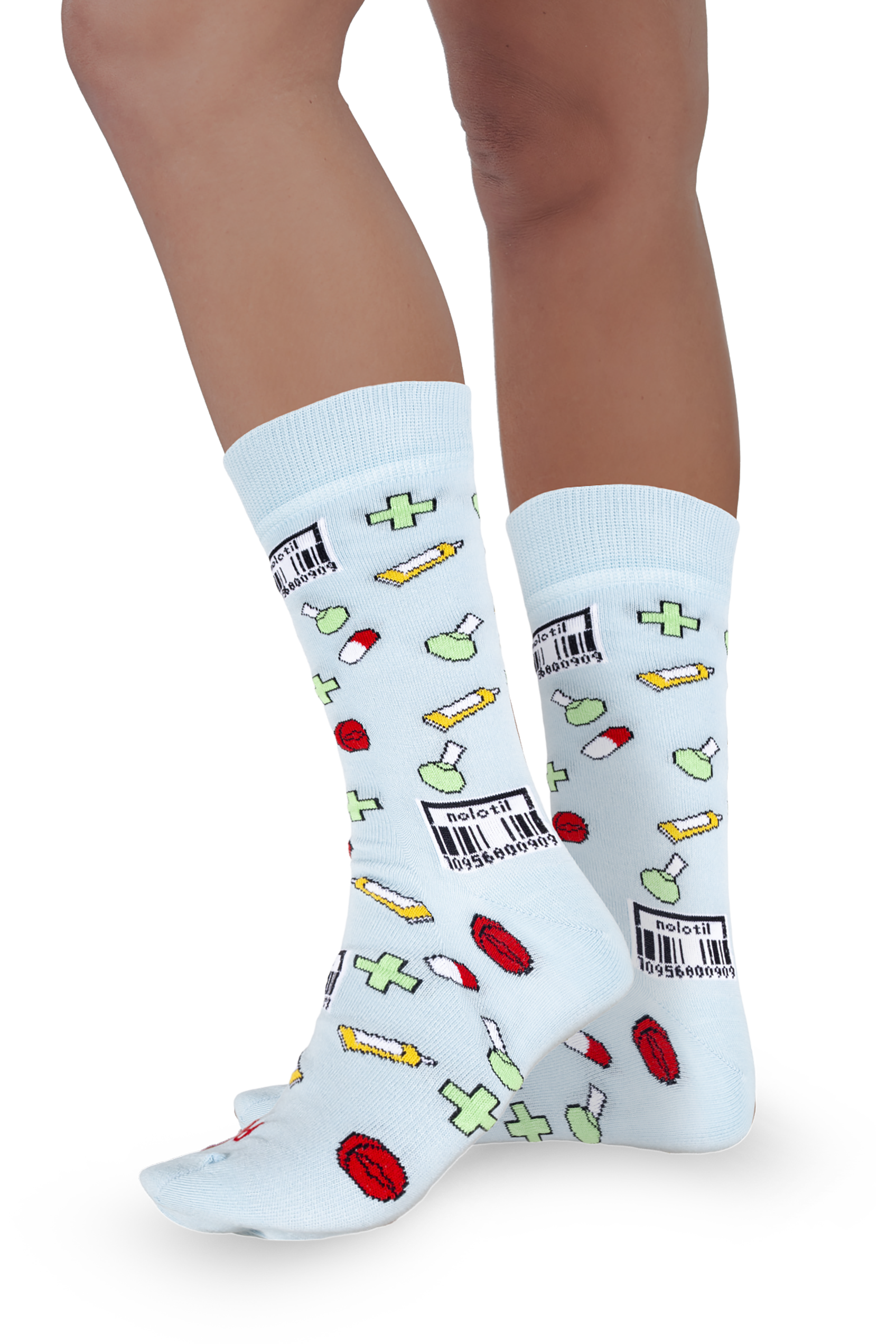Enfermania Ropa chaussettes pharmacie imprimées 36-40