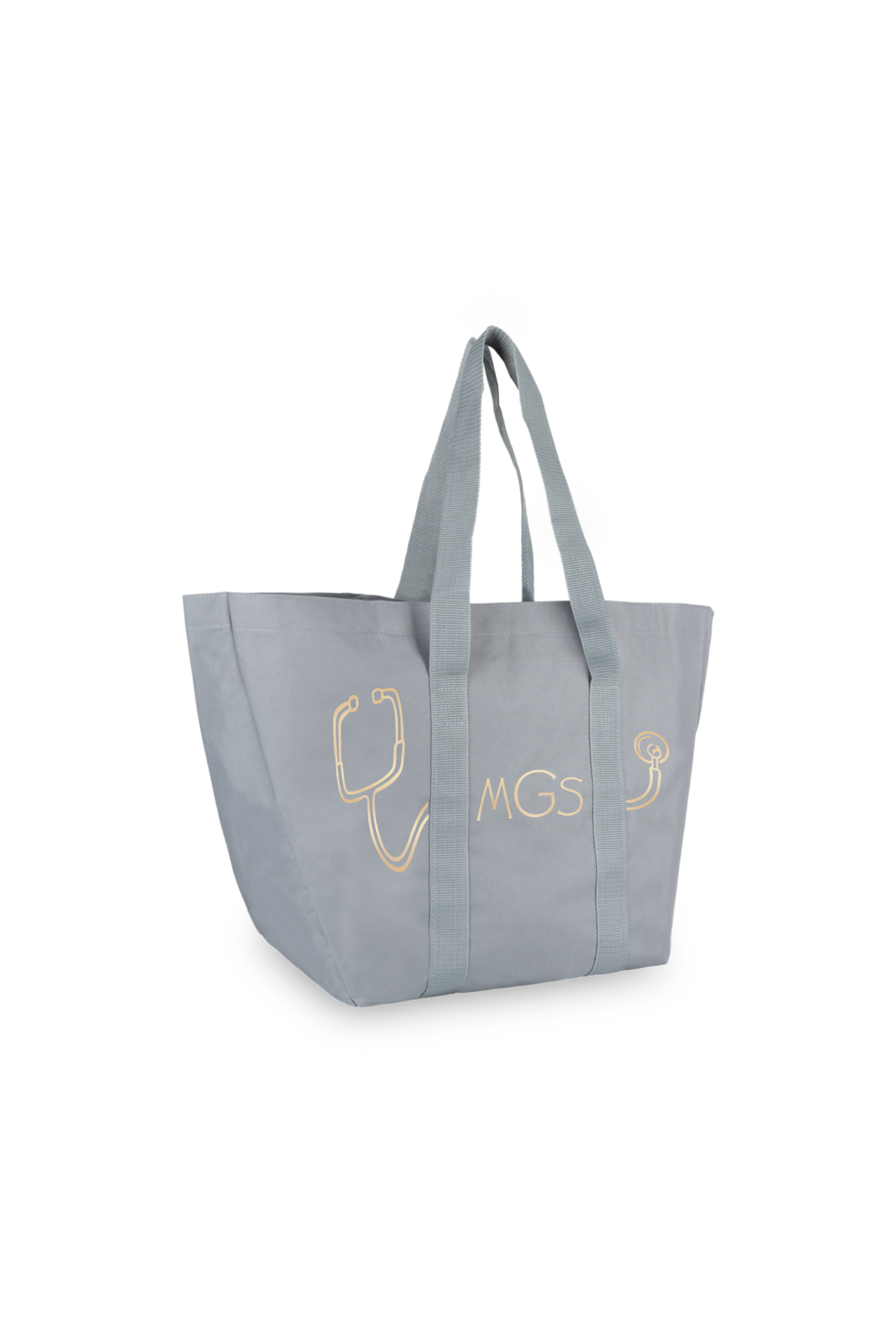 Enfermania tote bag gris stéthoscope sac personnalisé