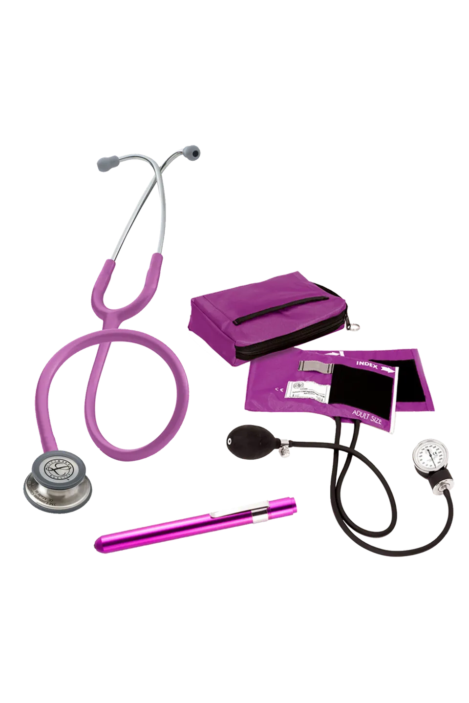 Enfermania Kit Étudiants kit sanitaire lila Littmann Classic III