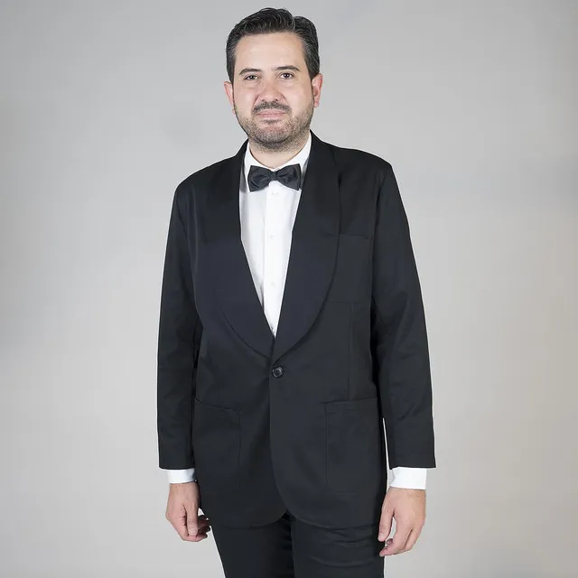 GARY'S Smoking veste de service noire 1 bouton