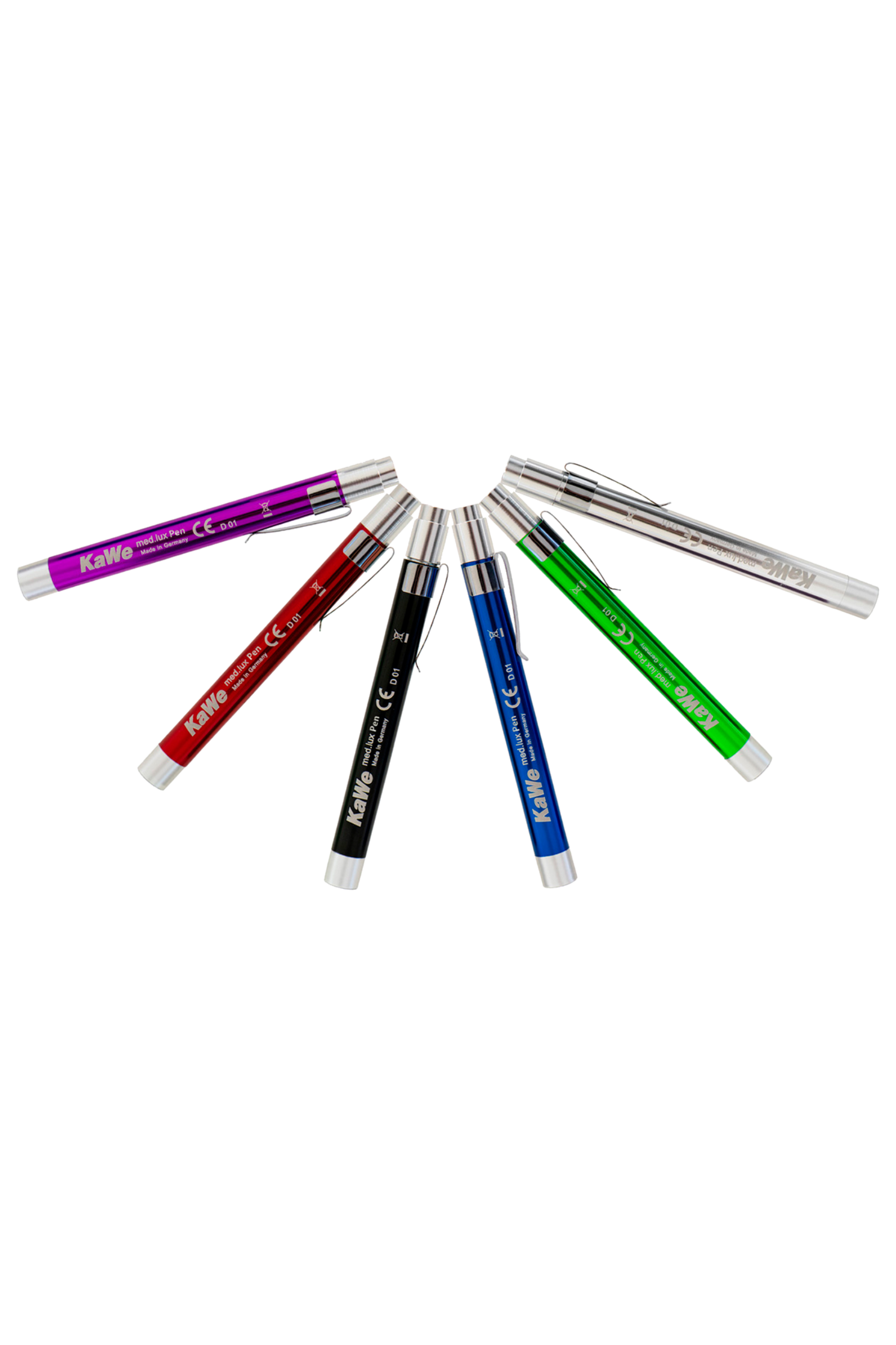 Enfermania Cliplight lampe pupillaire LED bleue métal