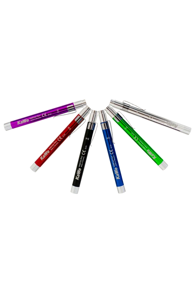 Enfermania Cliplight lampe pupillaire LED bleue métal