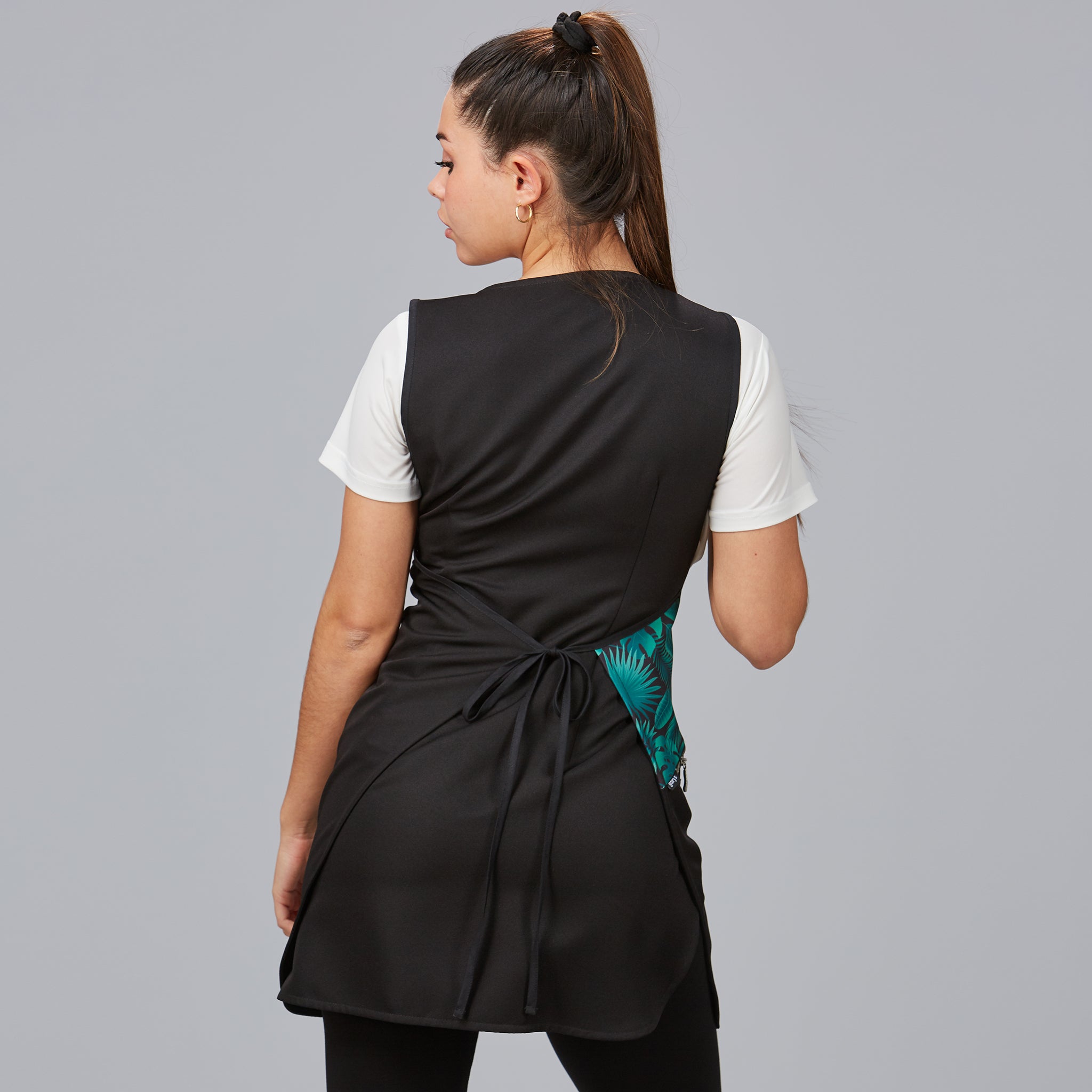 Gary's Verbena chasuble beauté noire zip taille unique