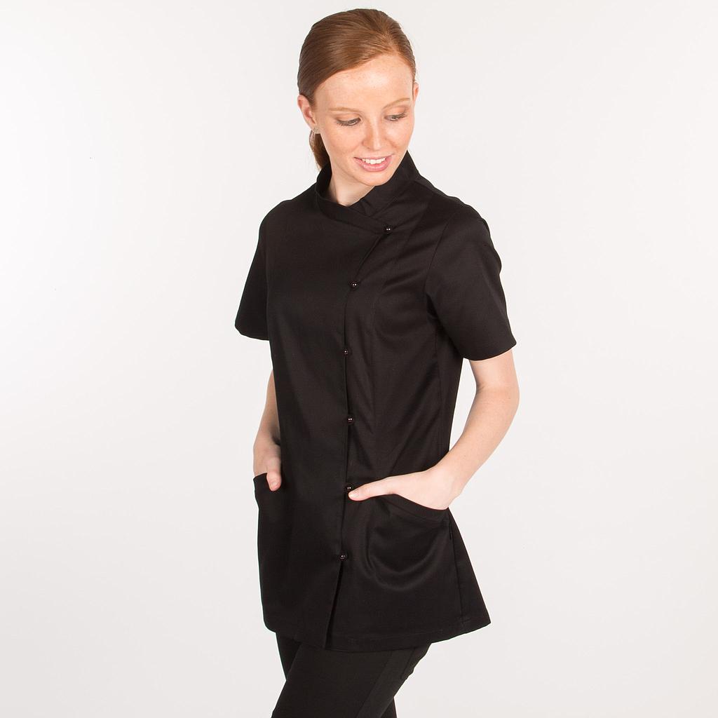 Gary's Lanzarote Blouse Femme Noir Coton Stretch