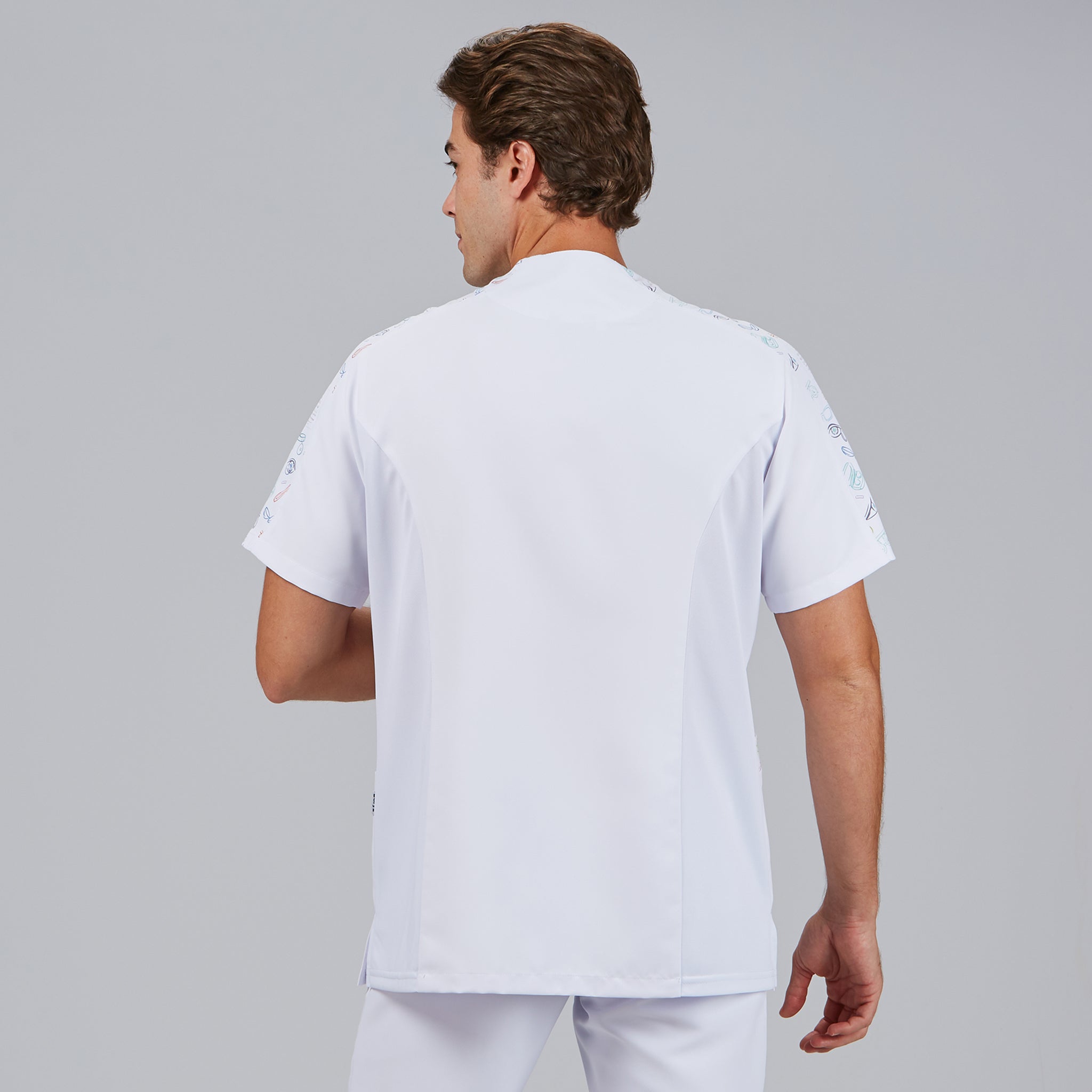 GARY'S Blouses Liam blouse médicale blanche microfibre