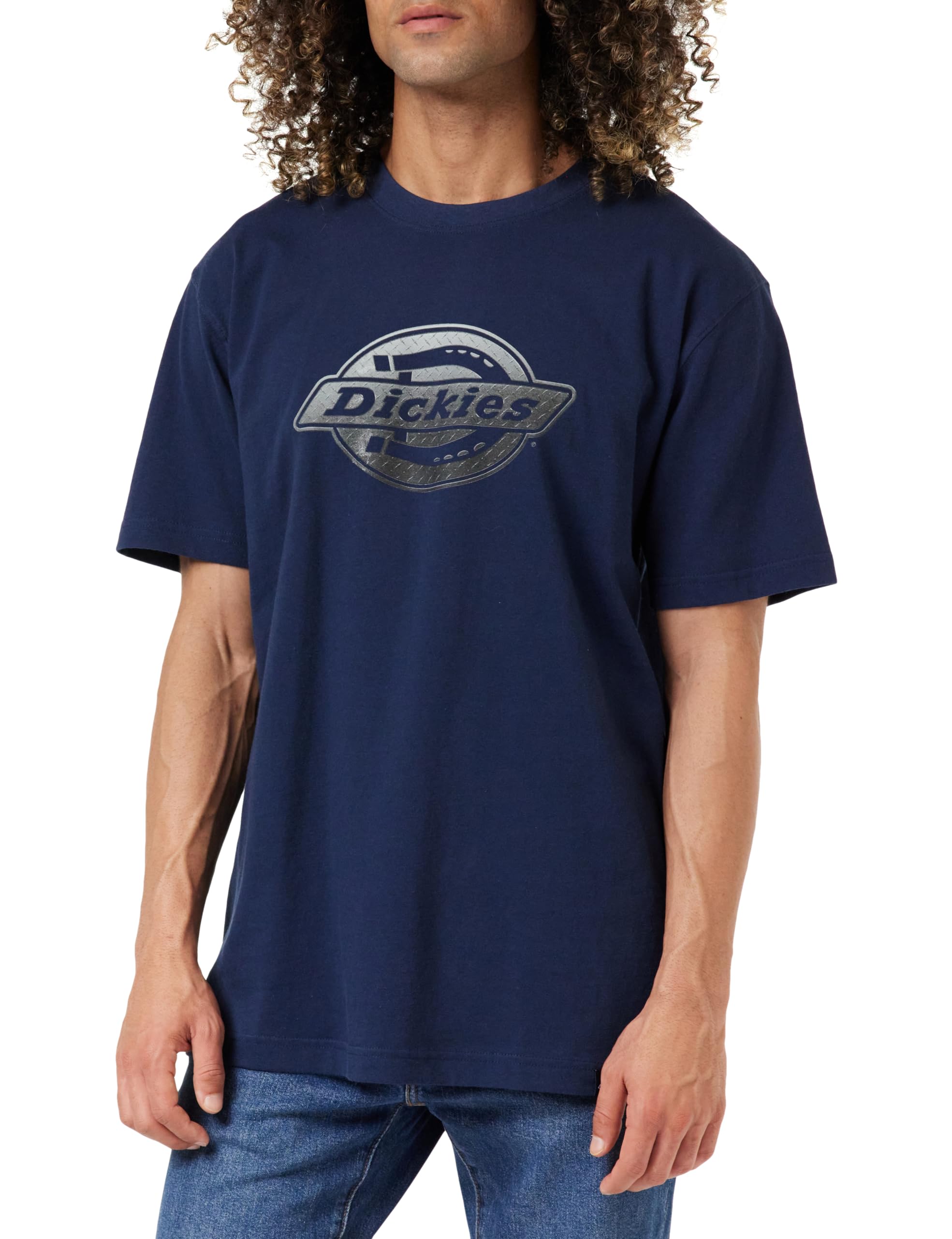 Dickies T-shirt travail homme gris chiné 100% coton