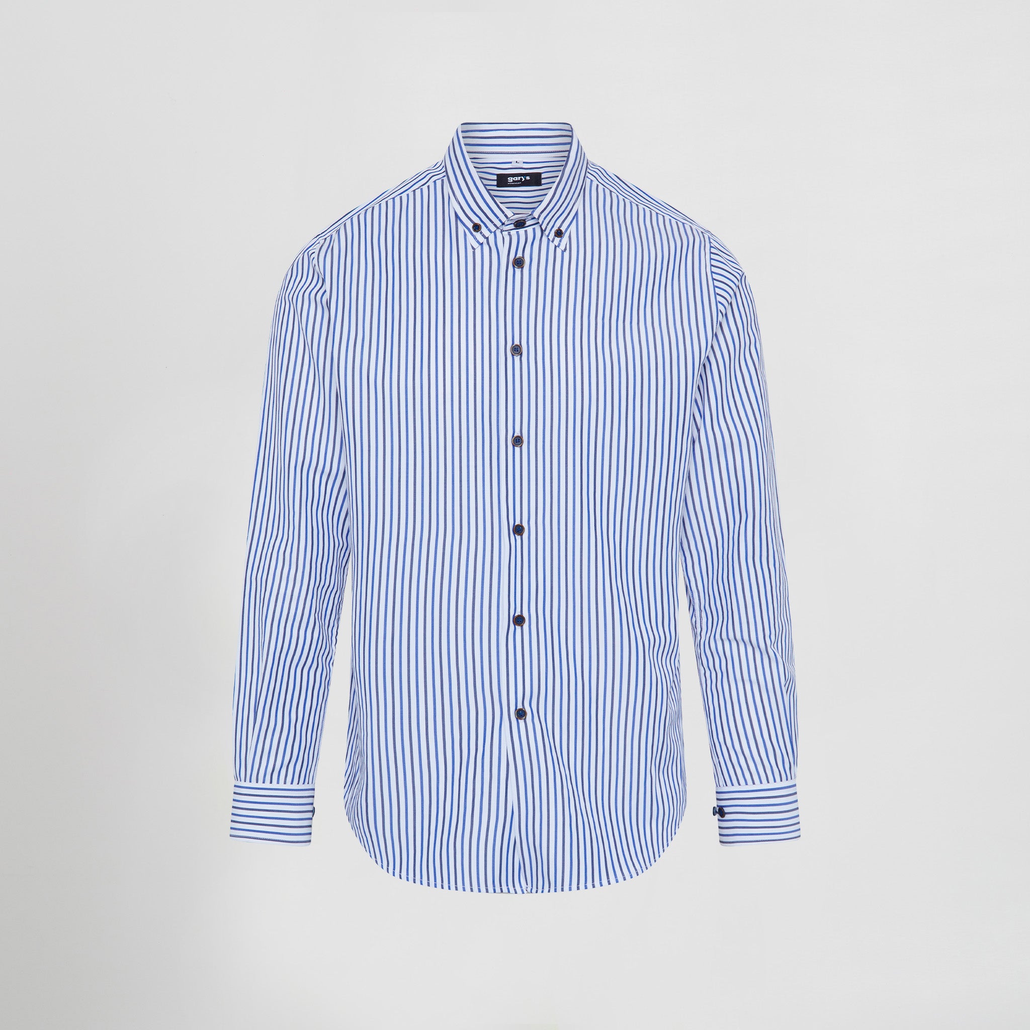 Chemise Gary's Alessandro rayée homme bleu marine M