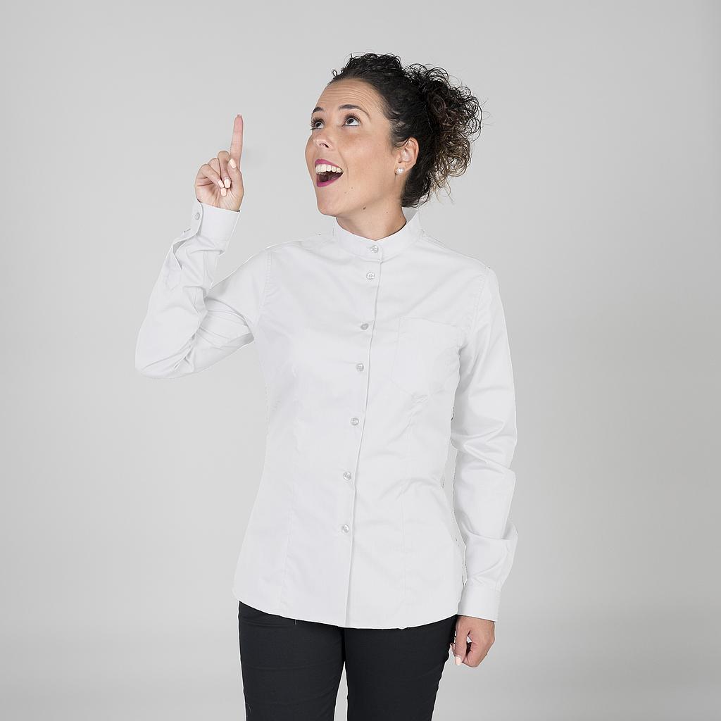 GARY'S Blouse col mao manches longues noir XS