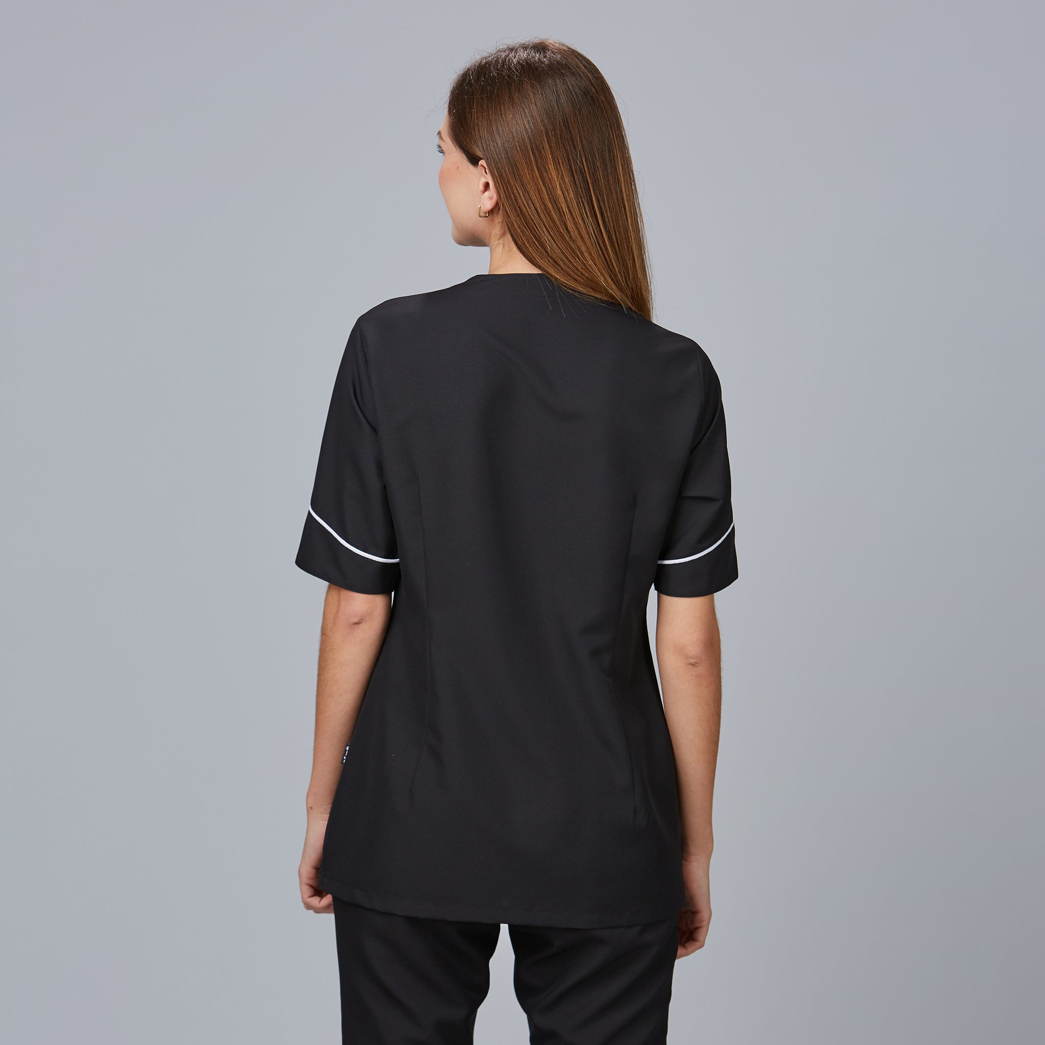 GARY'S Blouses Cinta blouse de travail femme noire microfibre