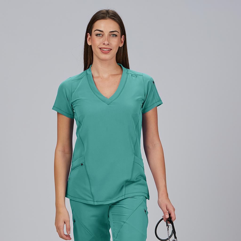 GARY'S Nancy blouse médicale femme noir recyclé