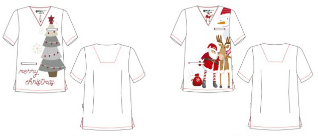 Gary's Feliz Navidad blouse unisexe sapin taille M