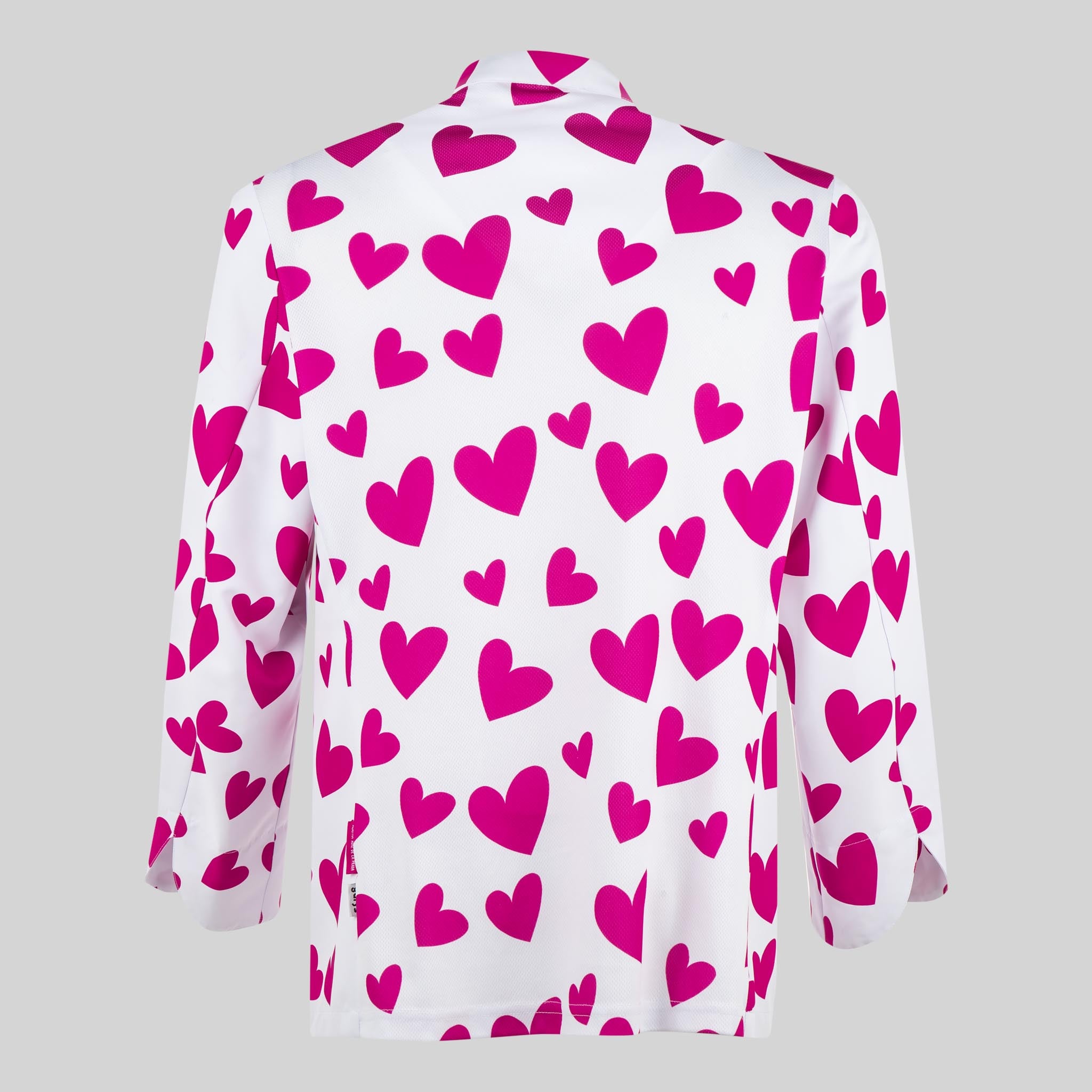 GARY'S Agatha veste de cuisine unisexe Cuore Rosa