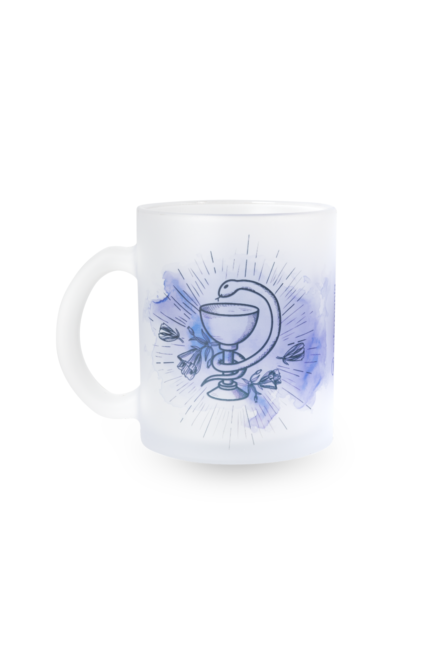 Enfermania Regalos Mug Verre Caducée Pharmacie 350 ml