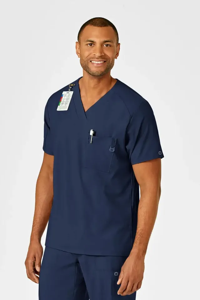 Aelin Noah W123 blouse médicale Bleu marine homme
