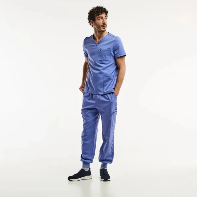 Aelin LUCA Jogger tenue médicale homme bleue stretch