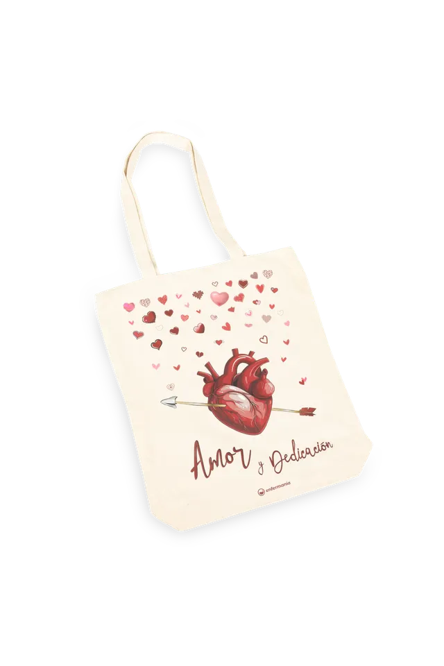 Enfermania Amor Propio sac tote en coton naturel 270 gr