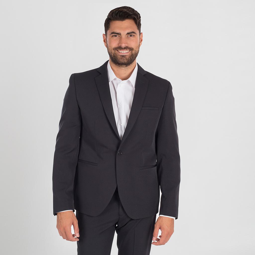 GARY'S Blazer 1 bouton veste homme super slim noir