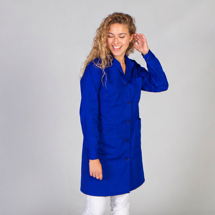 GARY'S blouse médicale noire femme manches longues