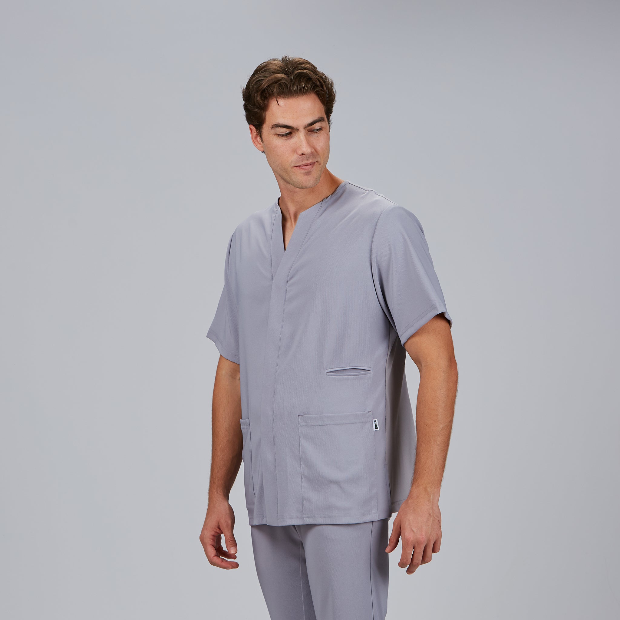 Gary's Alonso blouse homme col V noir manches courtes
