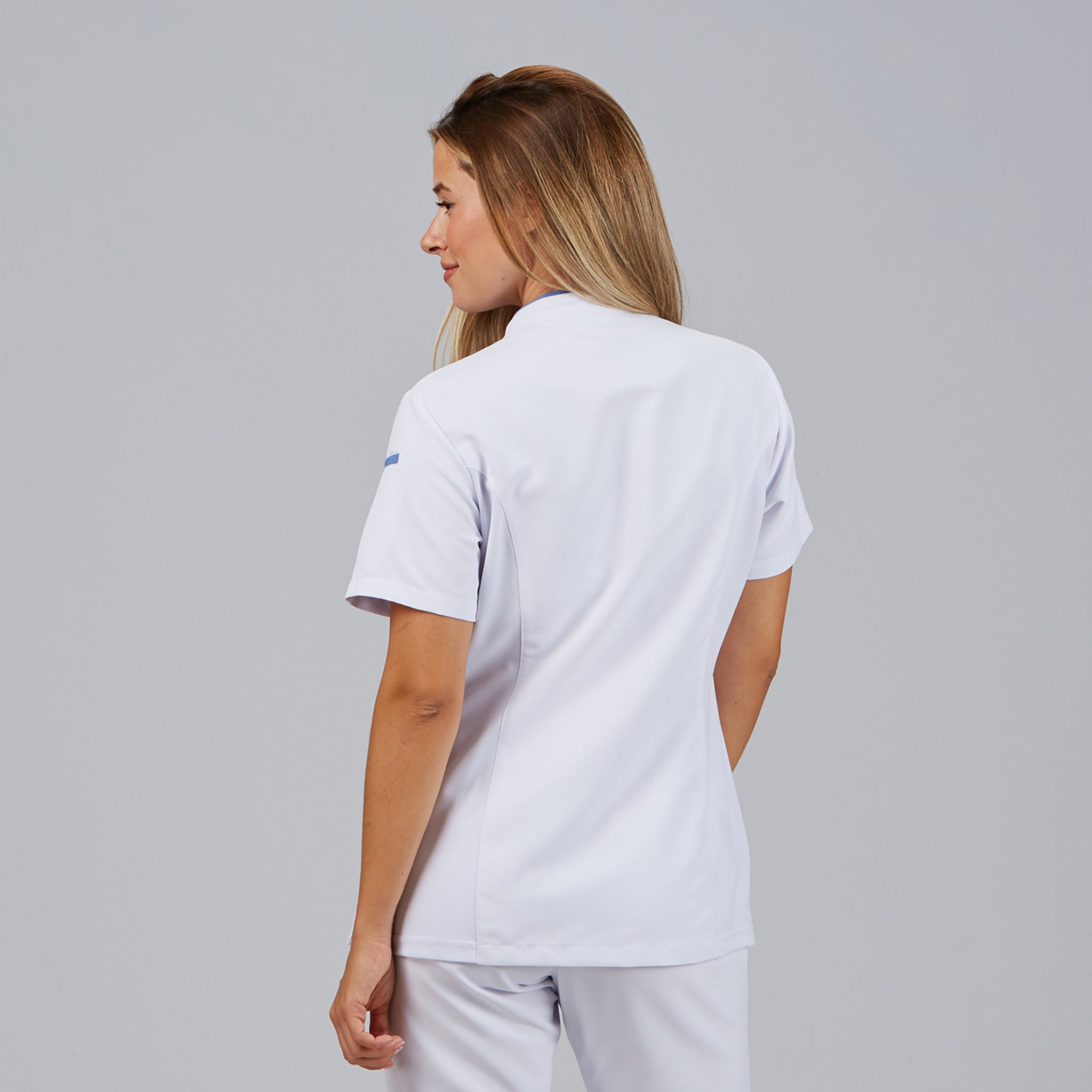 Gary's Ylena Blouse Médicale Femme Manches Courtes Bleu Maya
