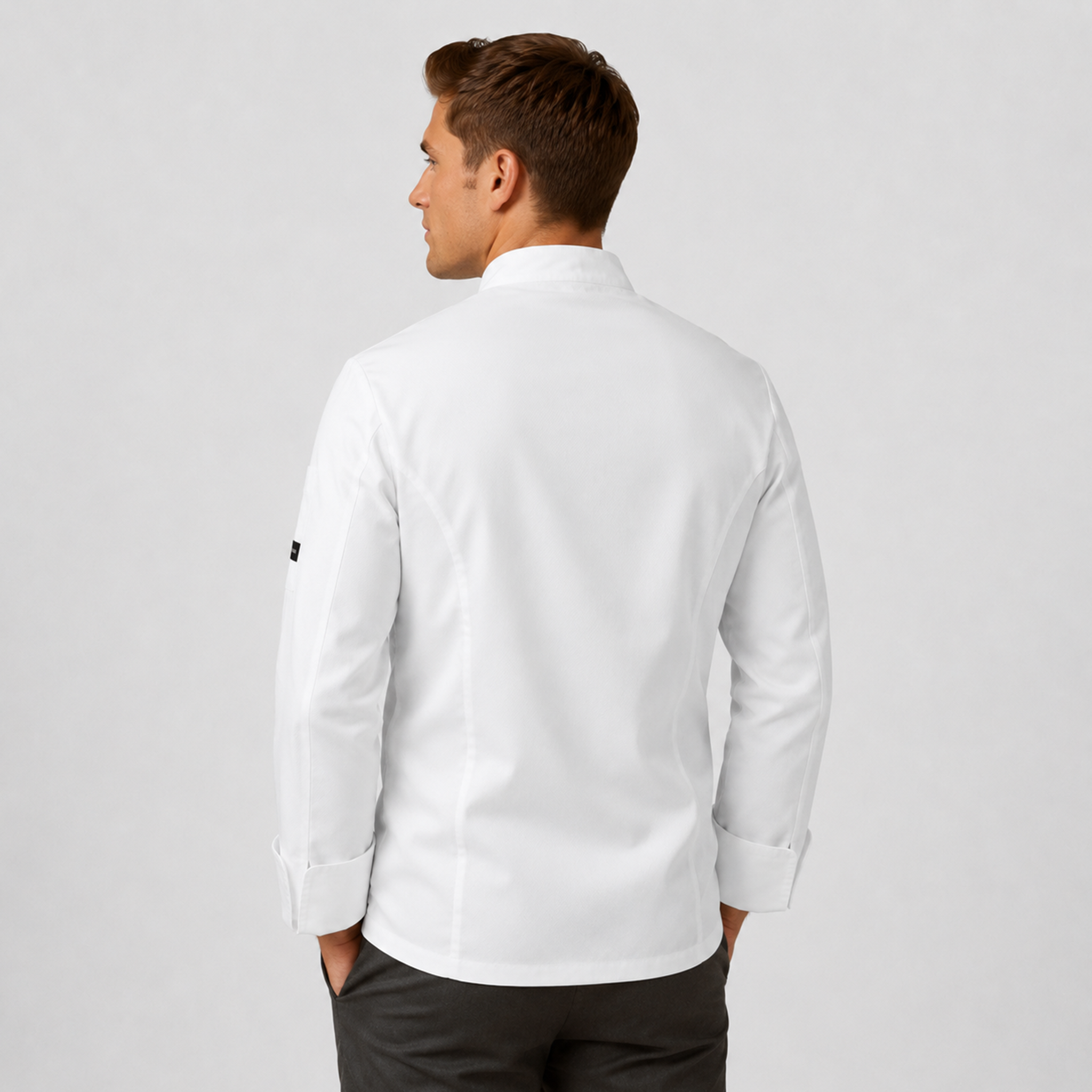 GARY'S Ulises veste de cuisine blanche coton unisexe