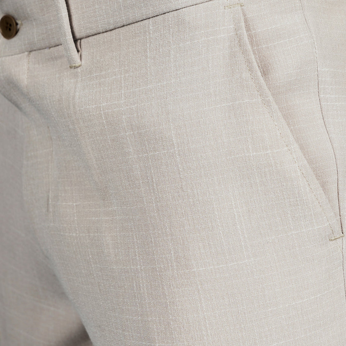 GARY'S Pants X.Linen pantalon costume Marino polyester