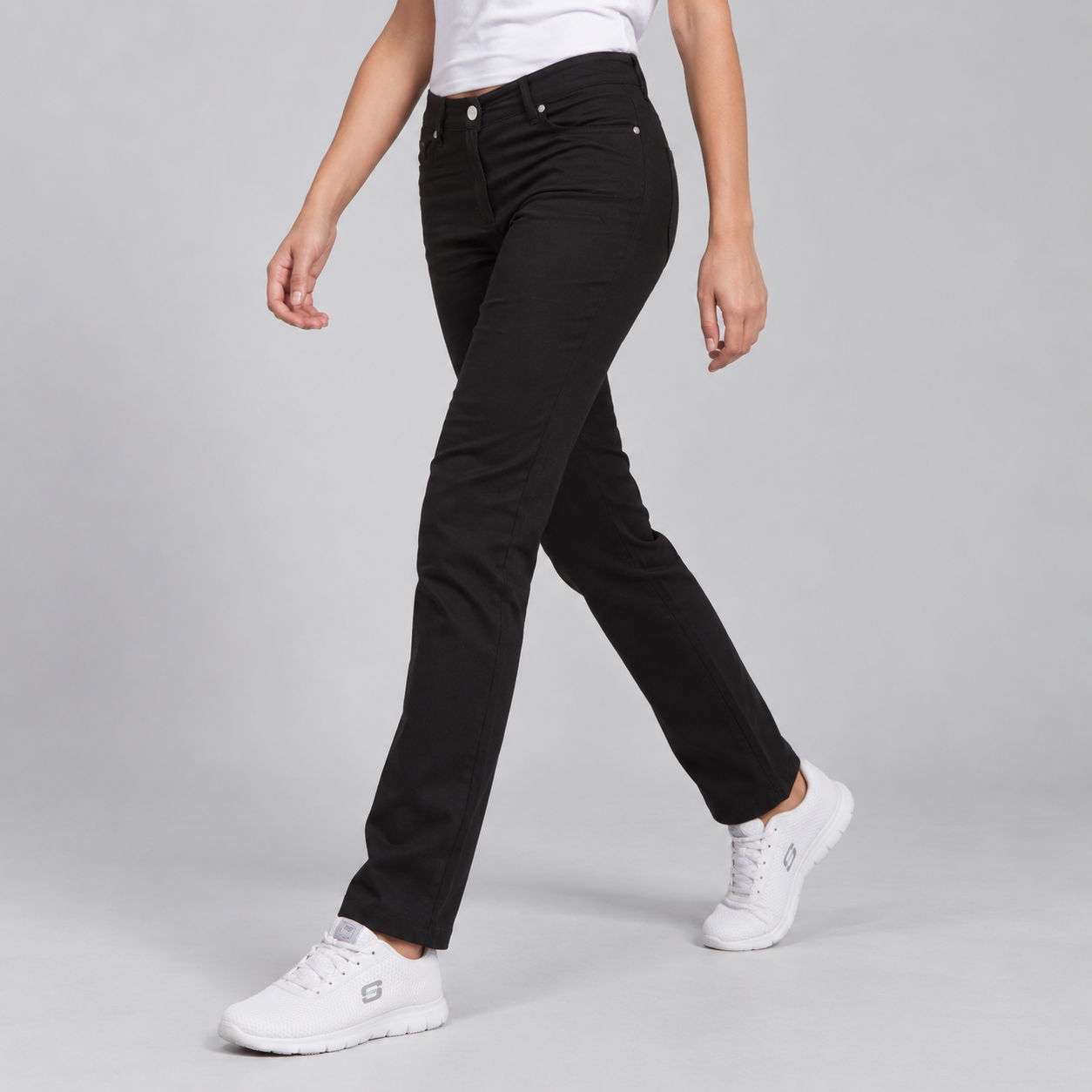 Gary's Jeans pantalon travail femme noir stretch 42