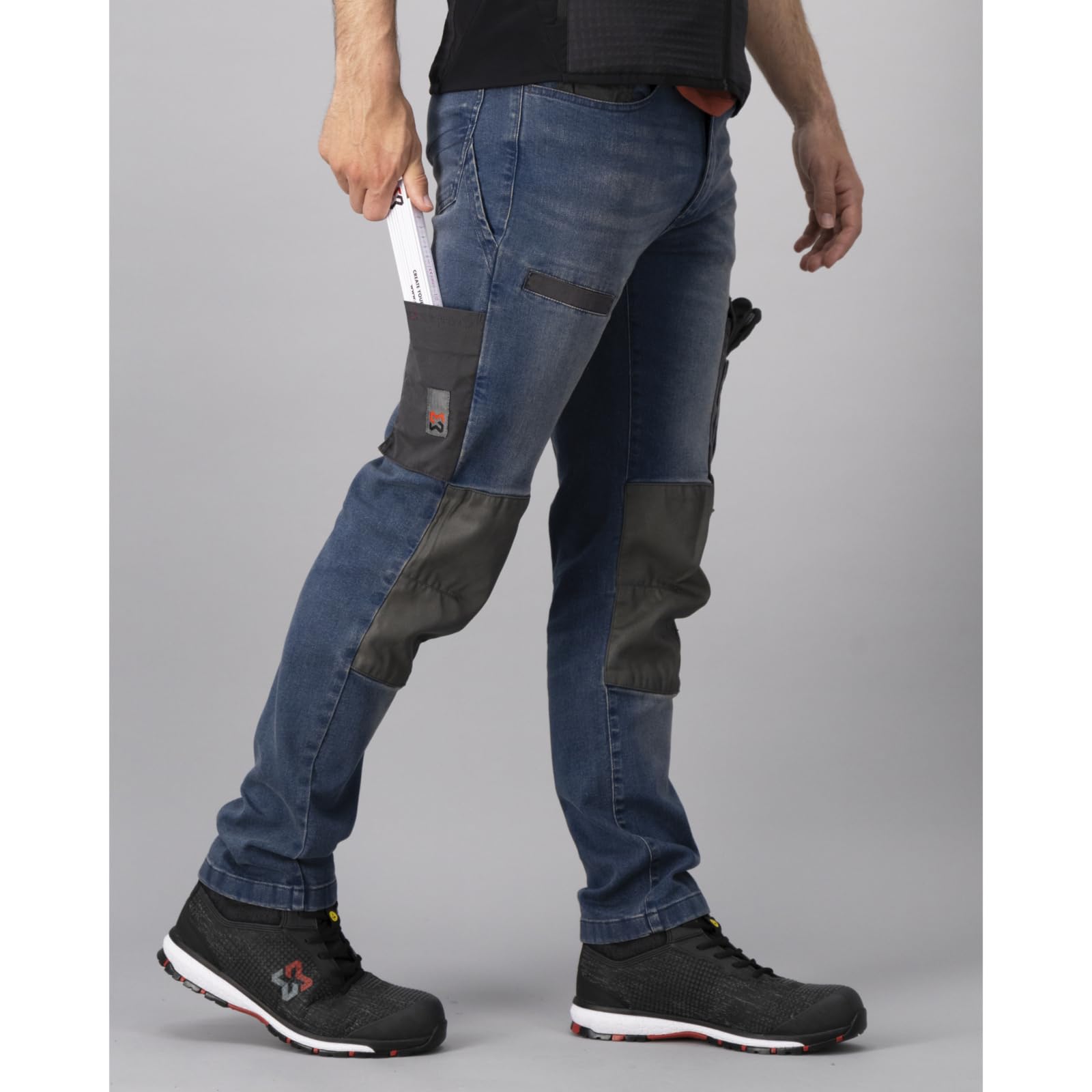 Würth MODYF Urban Janus jean de travail bleu/gris 42 stretch