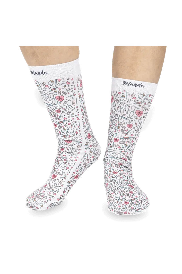 Enfermania Ropa Colorful Collection chaussettes S/M polyester