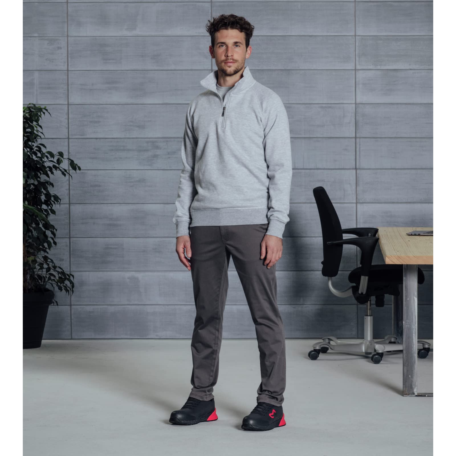Würth MODYF Job+ sweat 1/4 zip gris XXL