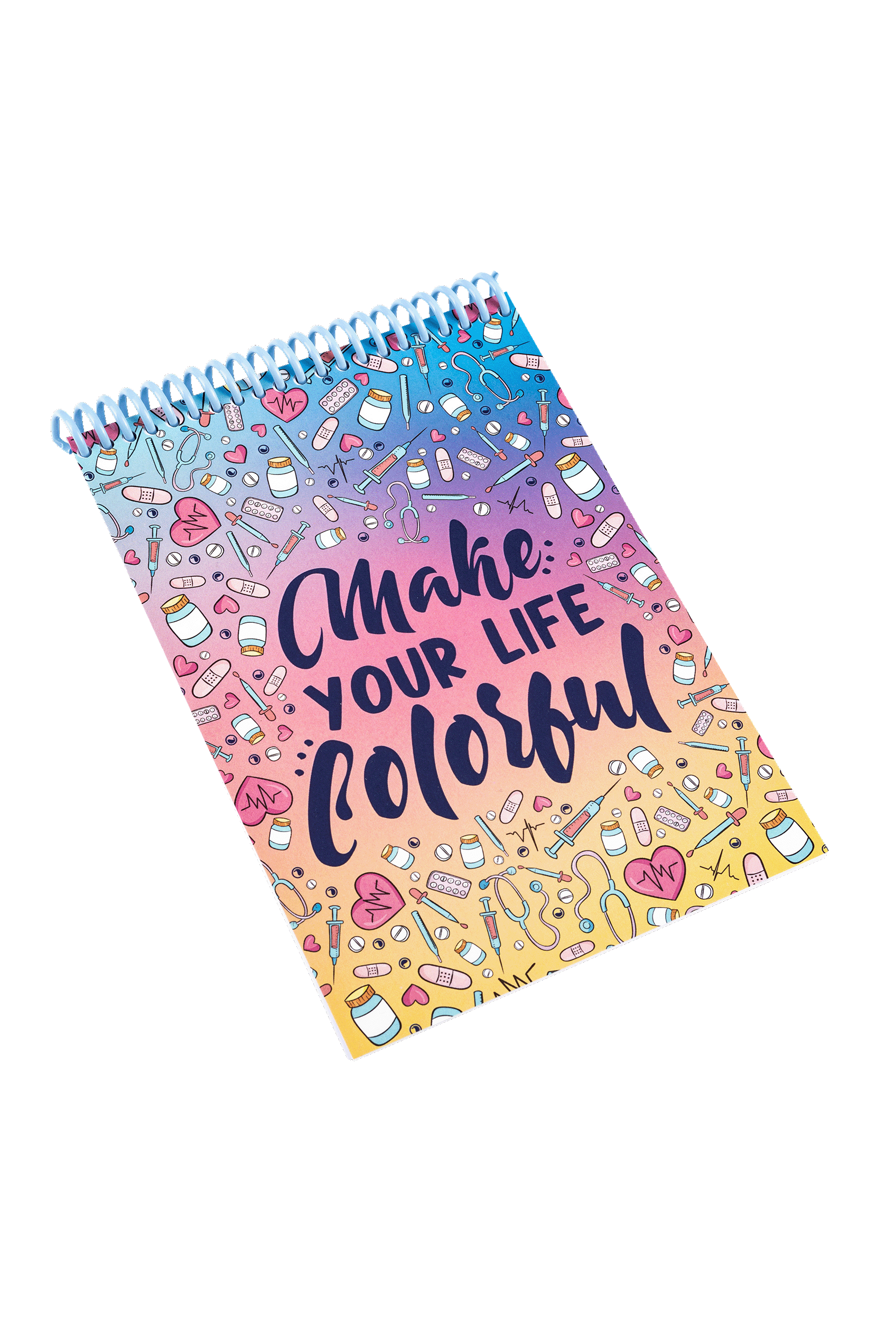 Enfermania Papelería Carnet A6 Colorful poche 50 pages