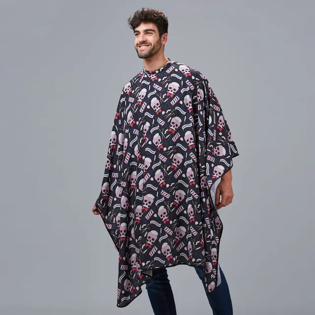 GARY'S Add-Ons Printed cape coiffure Infierno 148 cm