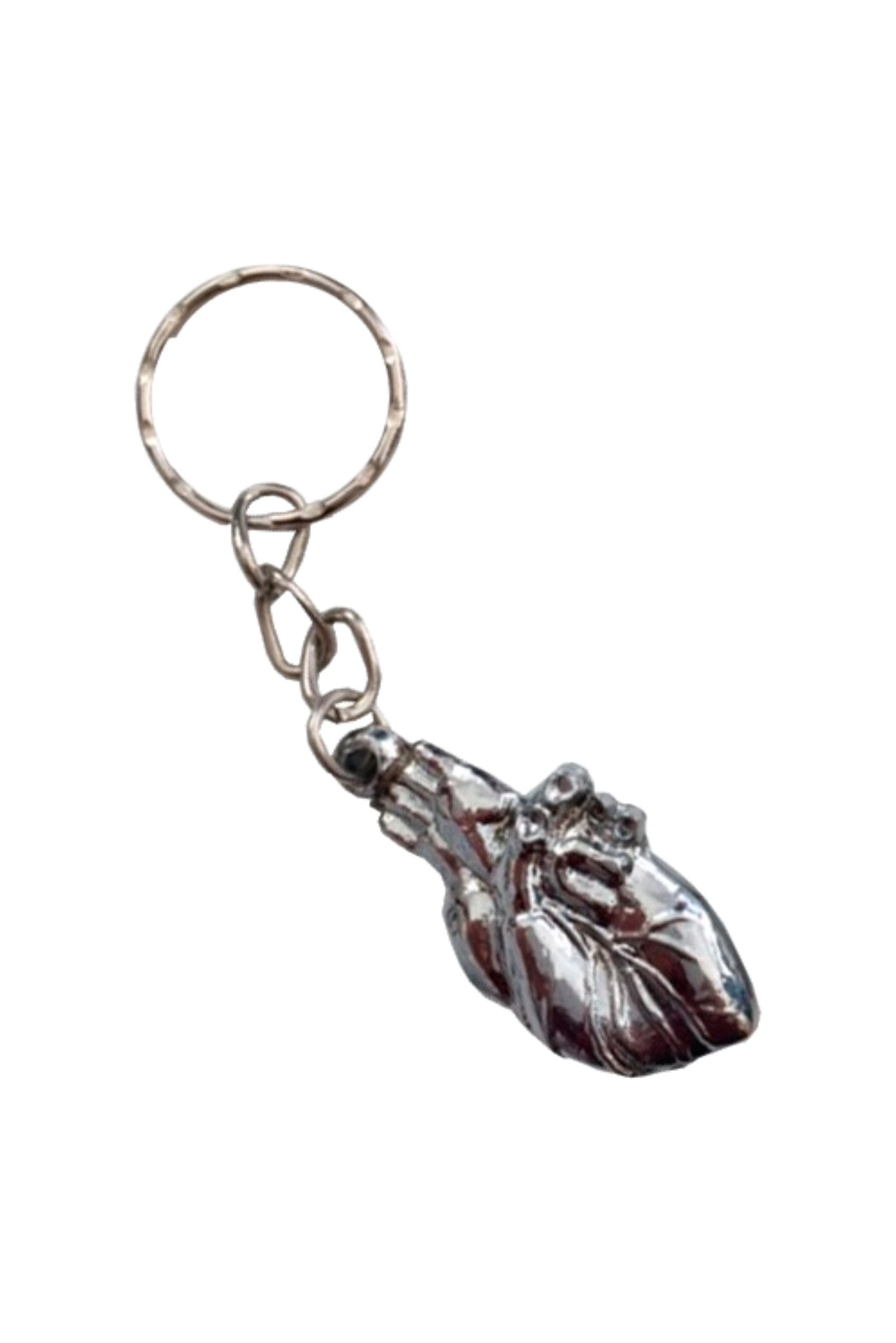 Enfermania porte-clés métal coeur soignant