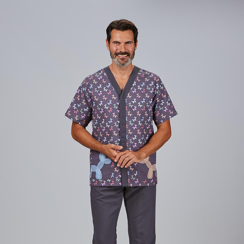 GARY'S Amaia blouse médicale microfibre col V imprimé Niños