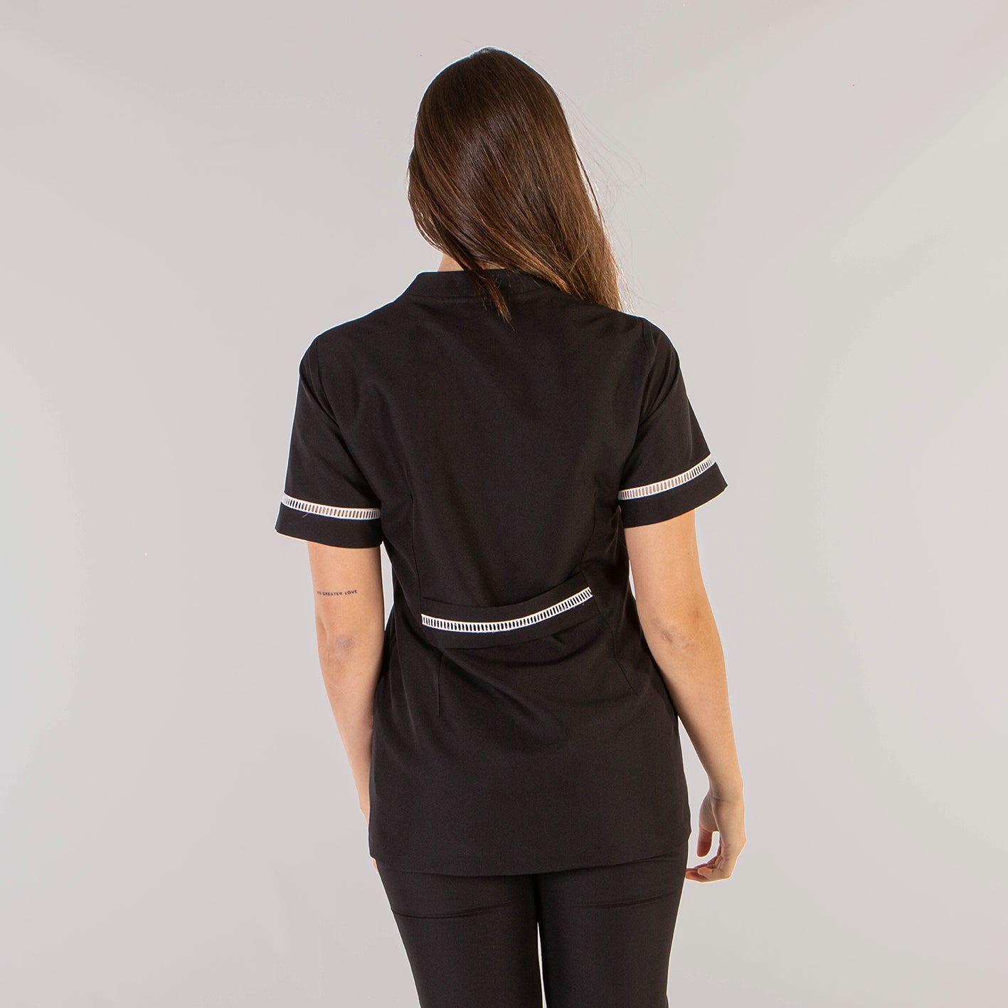 GARY'S Fatima Blouse de travail femme noire microfibre