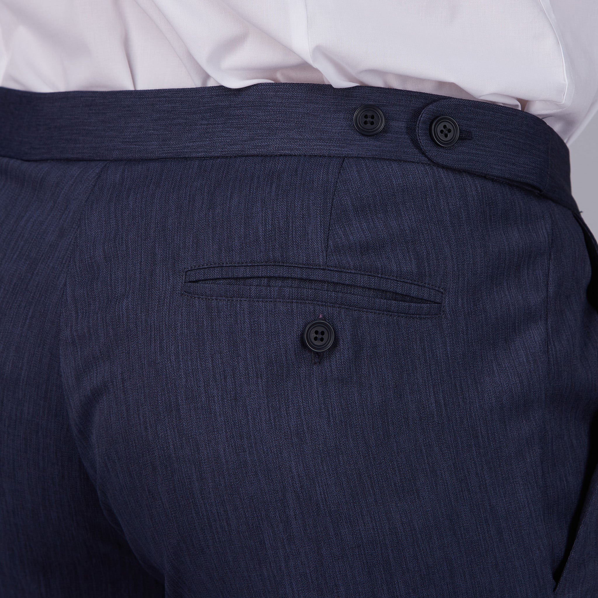 Gary's Pantalon Homme Marine Stretch Ceinture Extensible