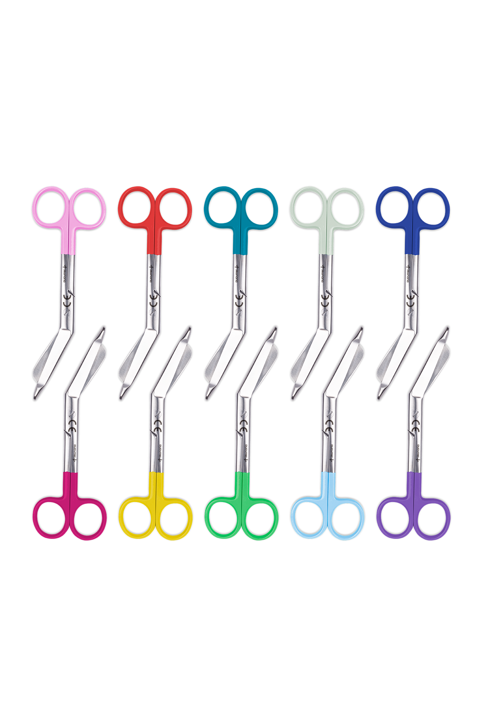 Enfermania Instrumental ciseaux bandage inox lila 14cm