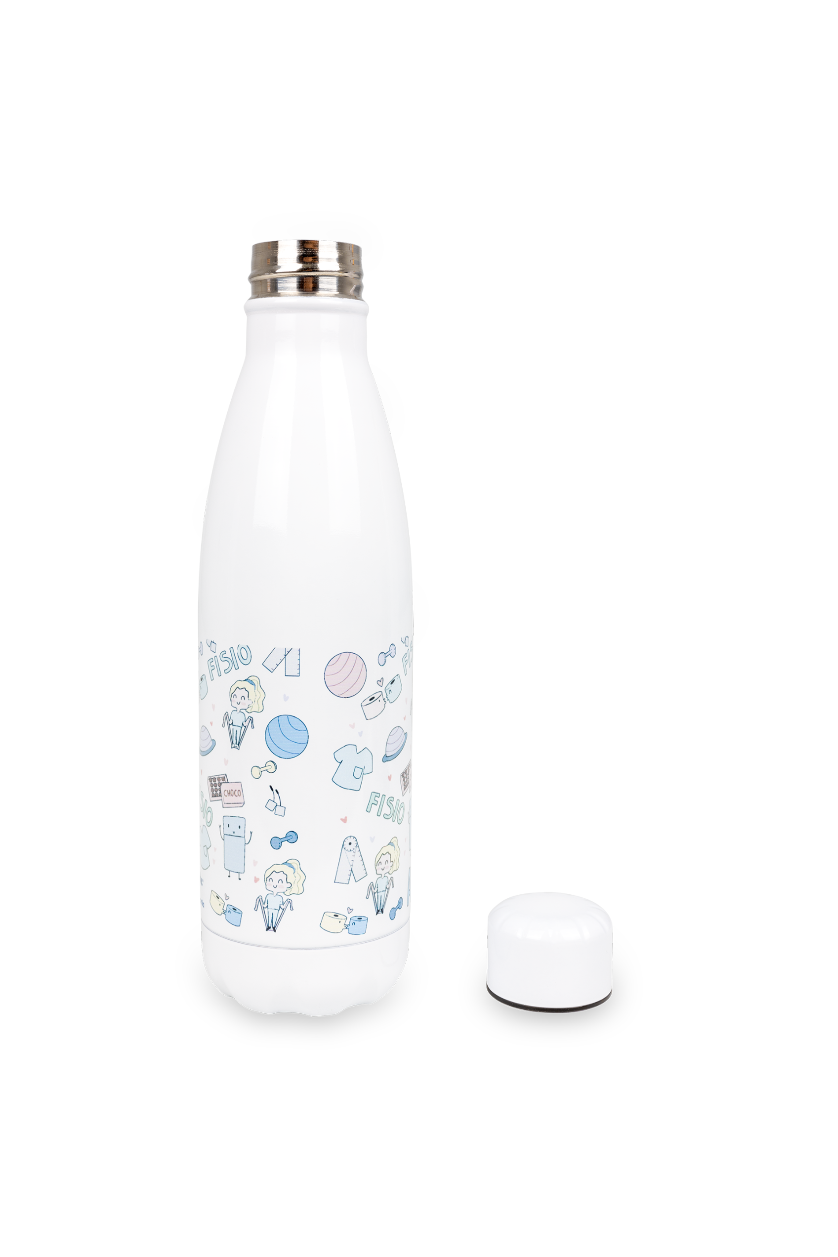Enfermania Regalos Fisio Pastel bouteille isotherme 700 ml personnalisable