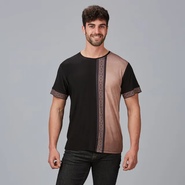 Gary's Brezo T-Shirt Travail Noir Manches Courtes Stretch